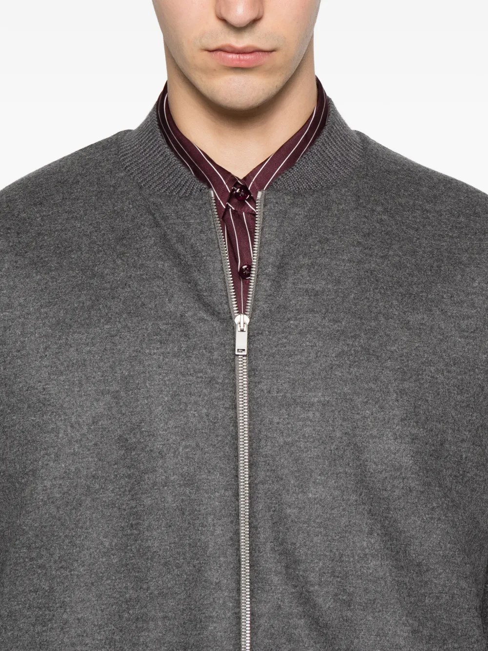 Jil Sander Jack met ritssluiting Grijs