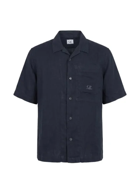 C.P. Company camisa manga corta con logo estampado