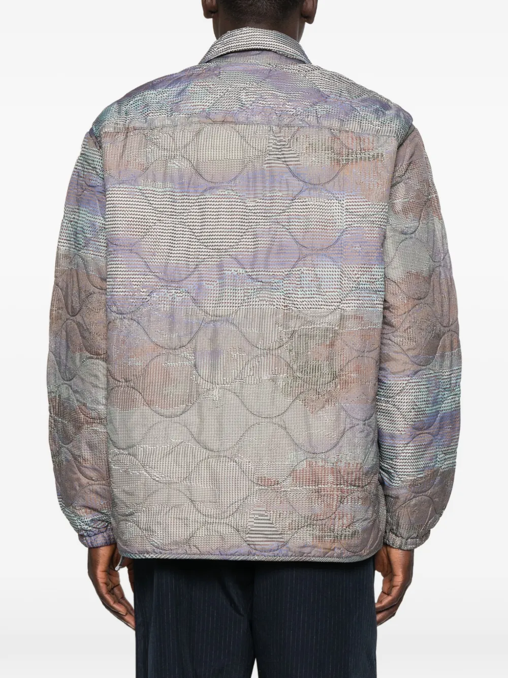 Oamc Quilted Jacket In Multi