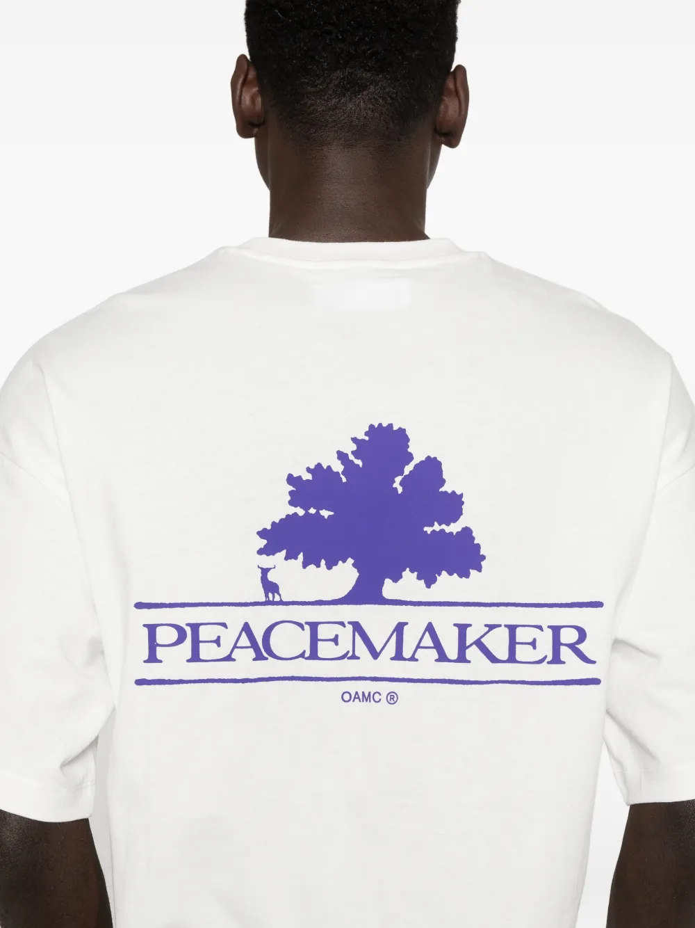 OAMC T-shirt met logoprint Wit