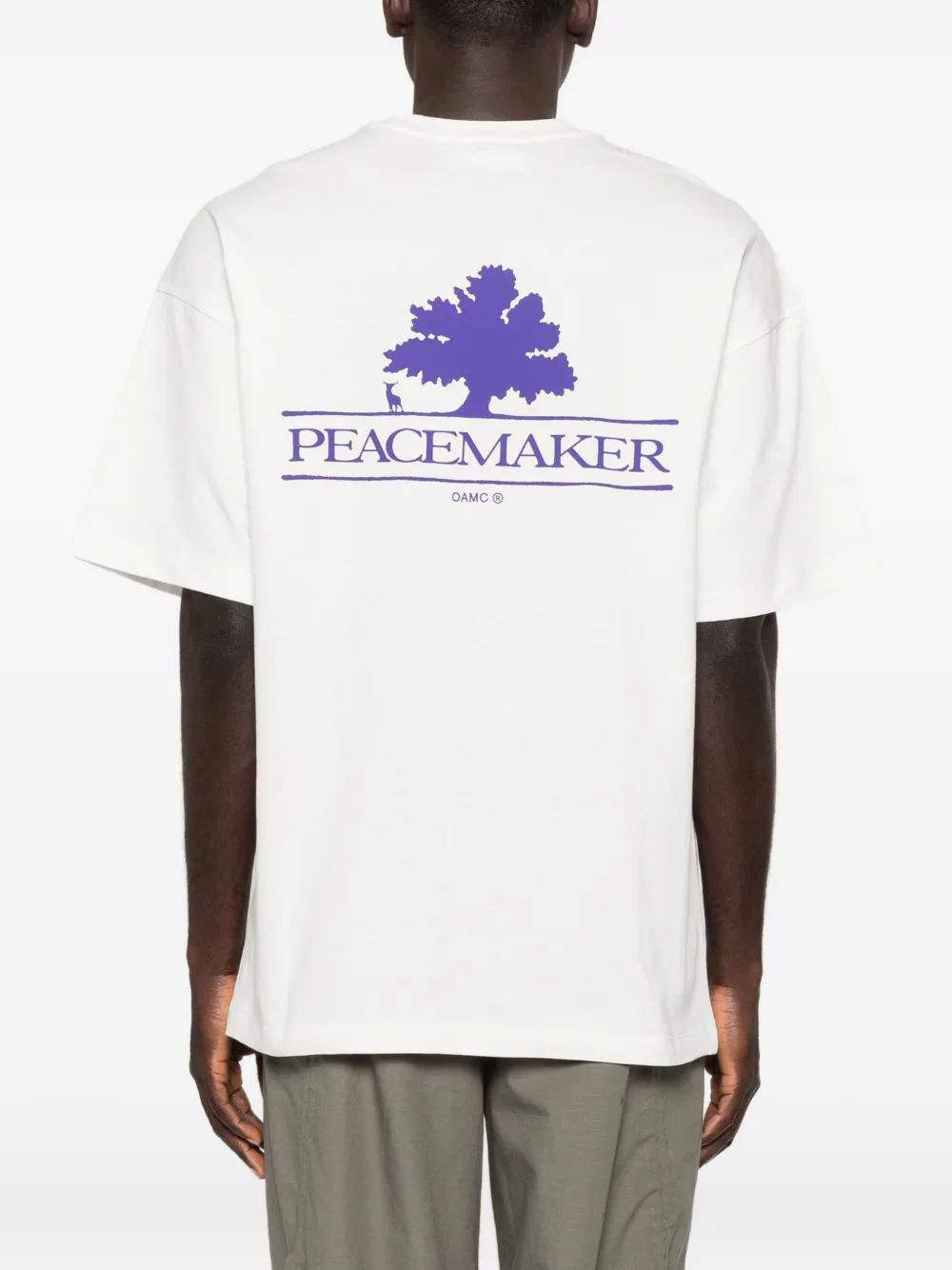 OAMC T-shirt met logoprint Wit