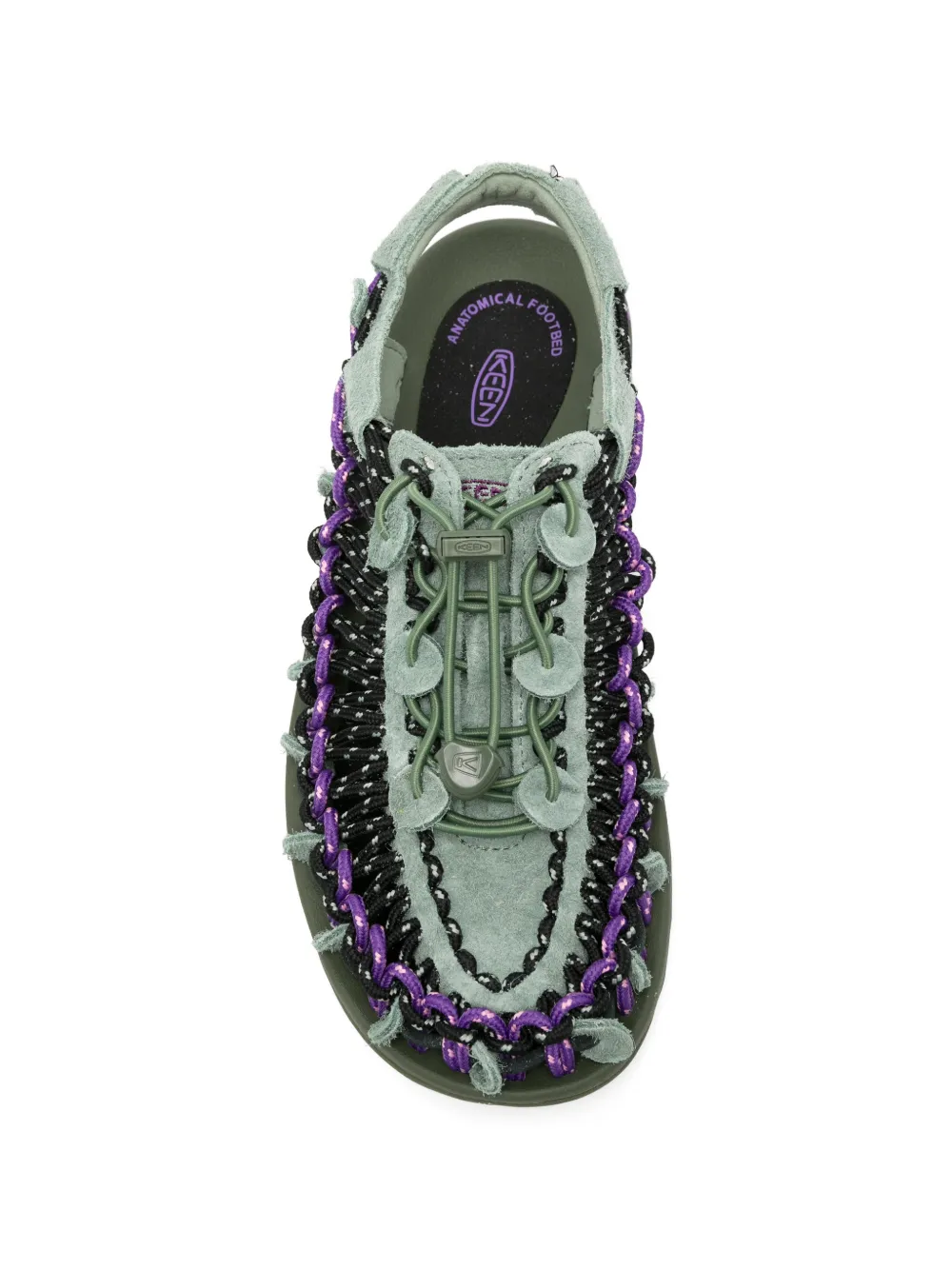 KEEN FOOTWEAR Unek Lea suède sneakers Groen