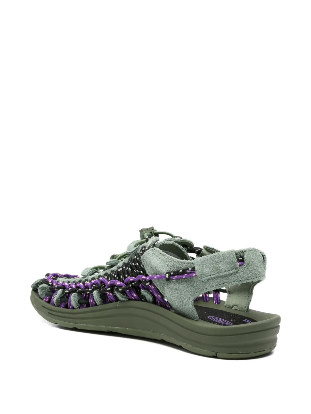 KEEN FOOTWEAR Unek Lea suède sneakers Groen