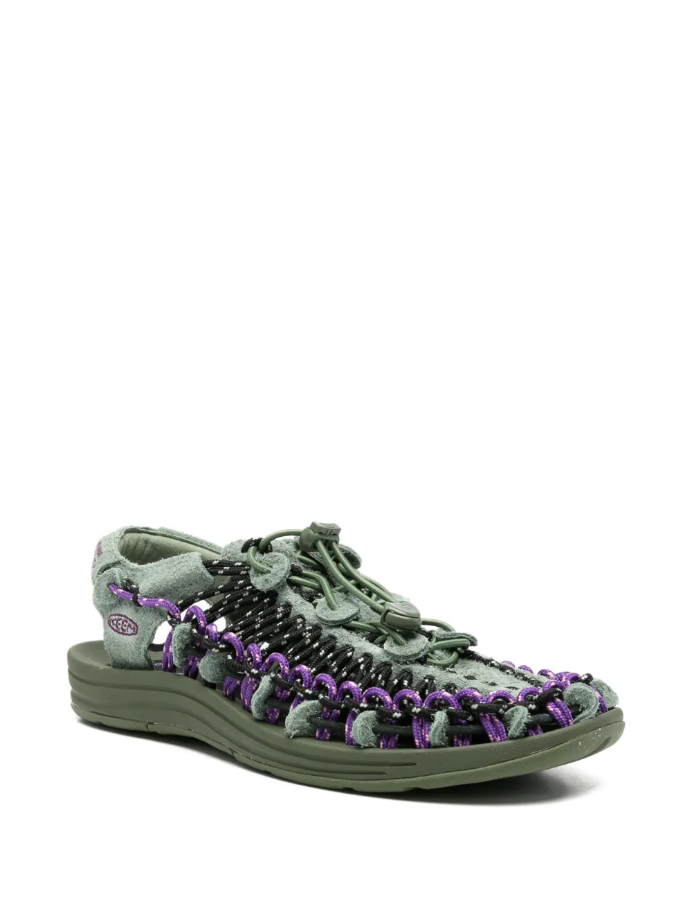KEEN FOOTWEAR Unek Lea suède sneakers Groen