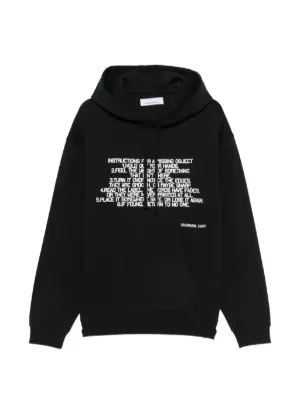 Peacemaker Oamc floral-printed Hoodie | Black | FARFETCH ID