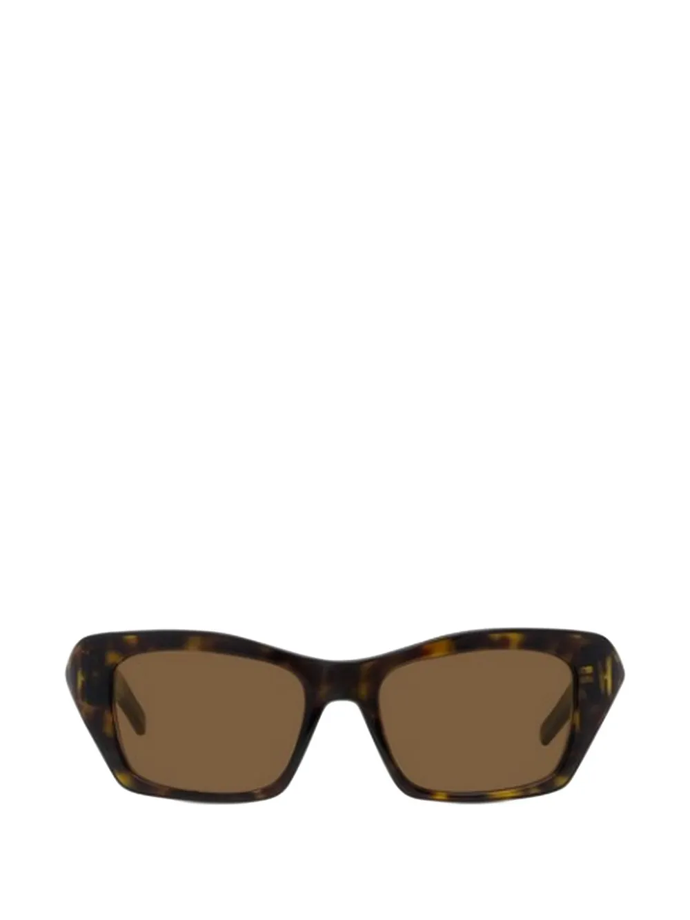 Givenchy Eyewear 4G Liquid rectangle-frame sunglasses - Marrone