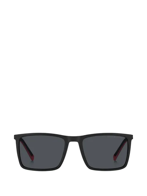 Tommy Hilfiger matte-finish rectangle-frame sunglasses