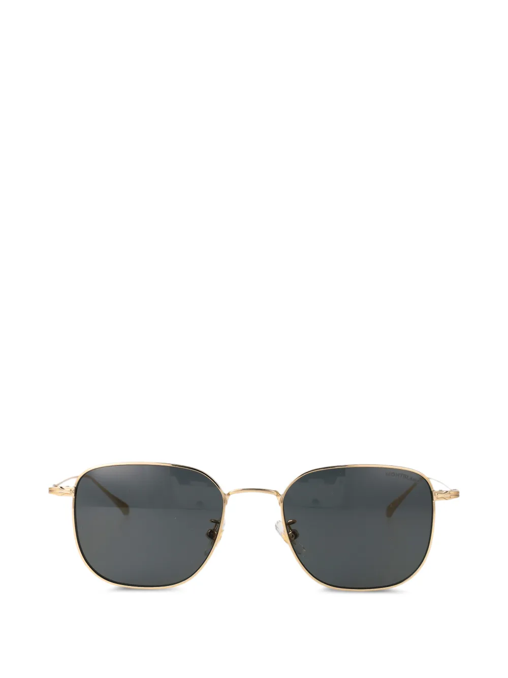 Montblanc geometric-frame sunglasses - Oro