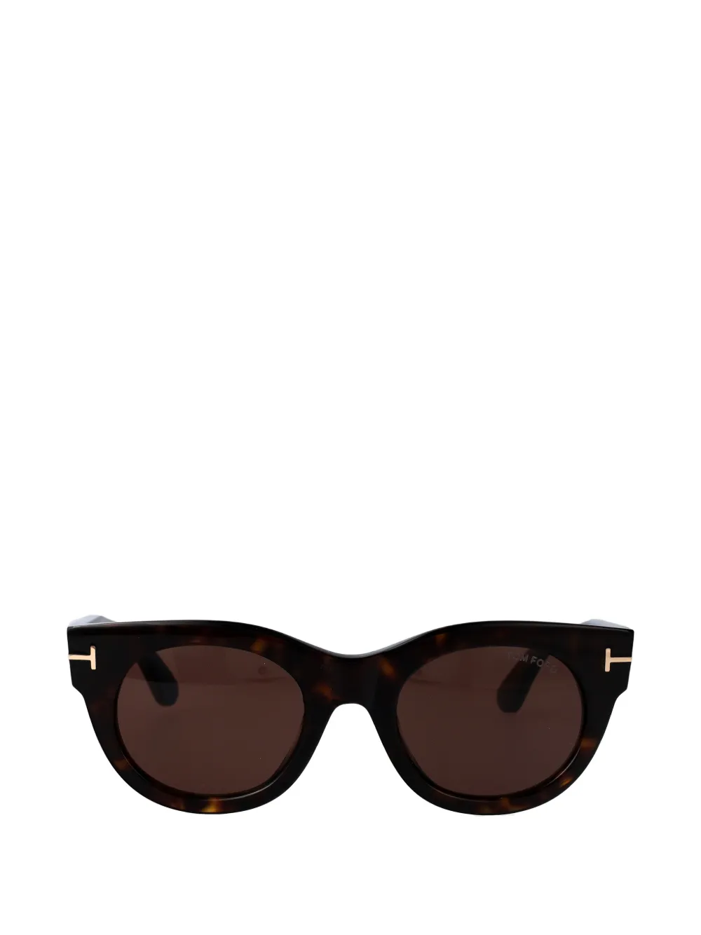 TOM FORD Eyewear Marine-02 round-frame sunglasses - Marrone