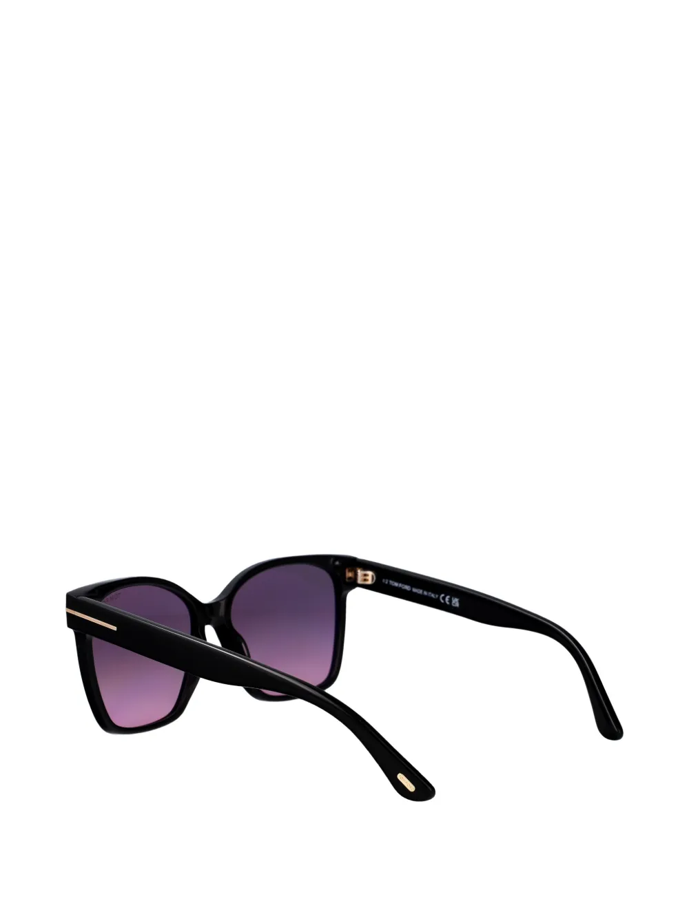 TOM FORD Eyewear Zonnebril met geometrisch montuur Zwart