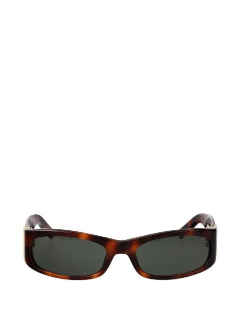 Saint Laurent monogram rectangle-frame sunglasses