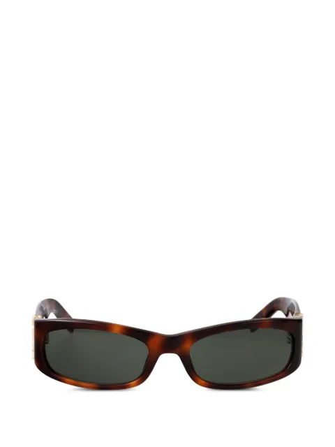 Saint Laurent monogram rectangle-frame sunglasses
