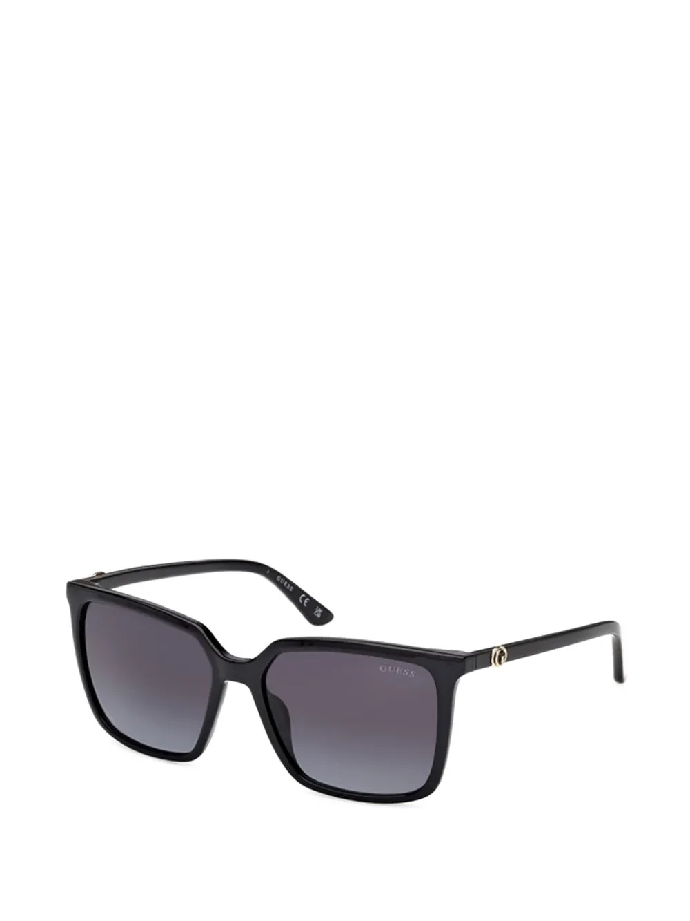 GUESS EYEWEAR Zonnebril met vierkant montuur Zwart