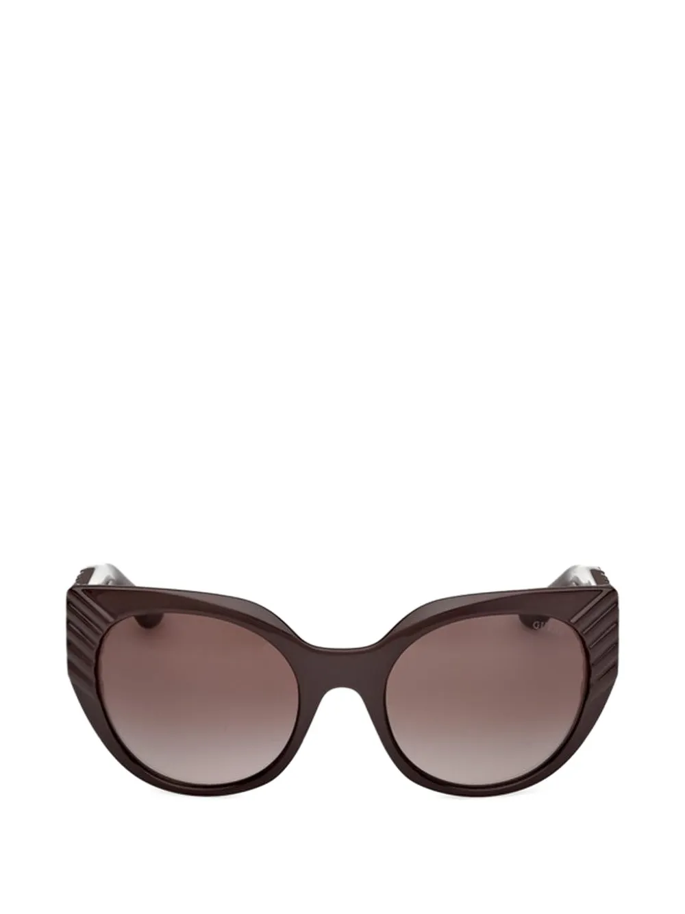 GUESS EYEWEAR cat-eye-frame sunglasses - Marrone