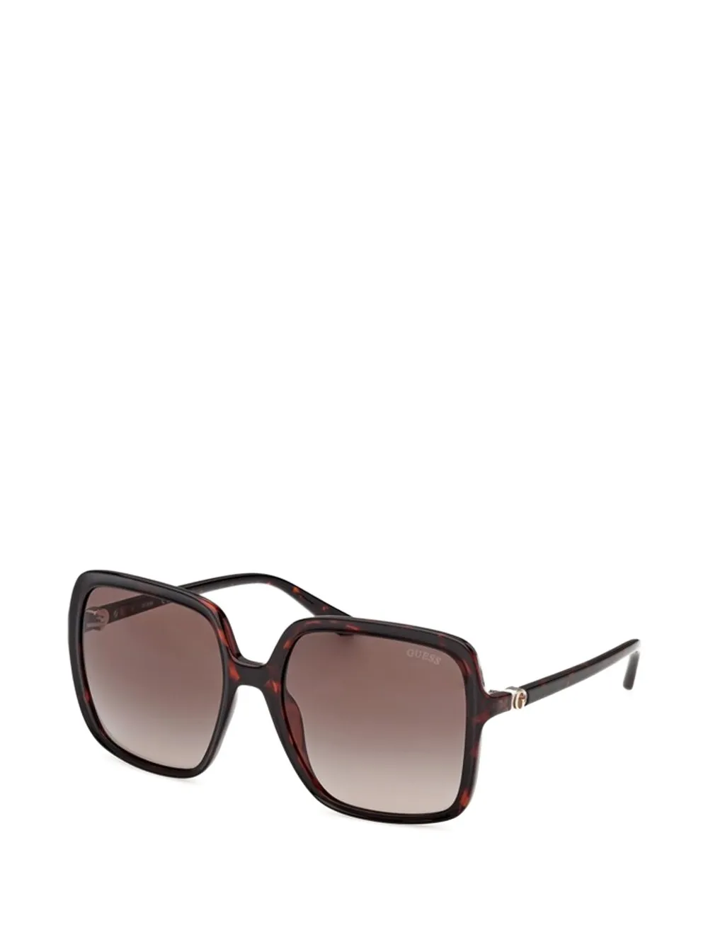 GUESS USA square-frame tortoiseshell-effect sunglasses - Braun