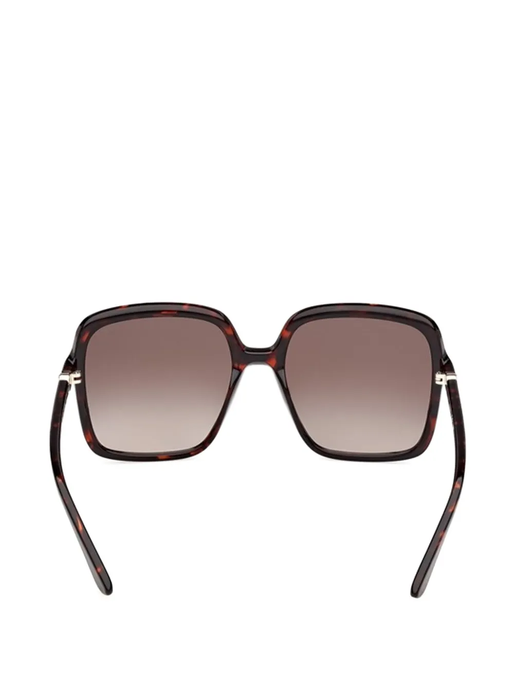 GUESS EYEWEAR Zonnebril met schildpadschild-design met vierkant montuur Bruin