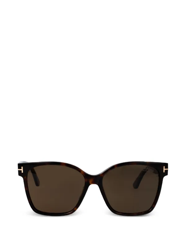 Tom Ford Iris-02 Square-frame Sunglasses in Brown