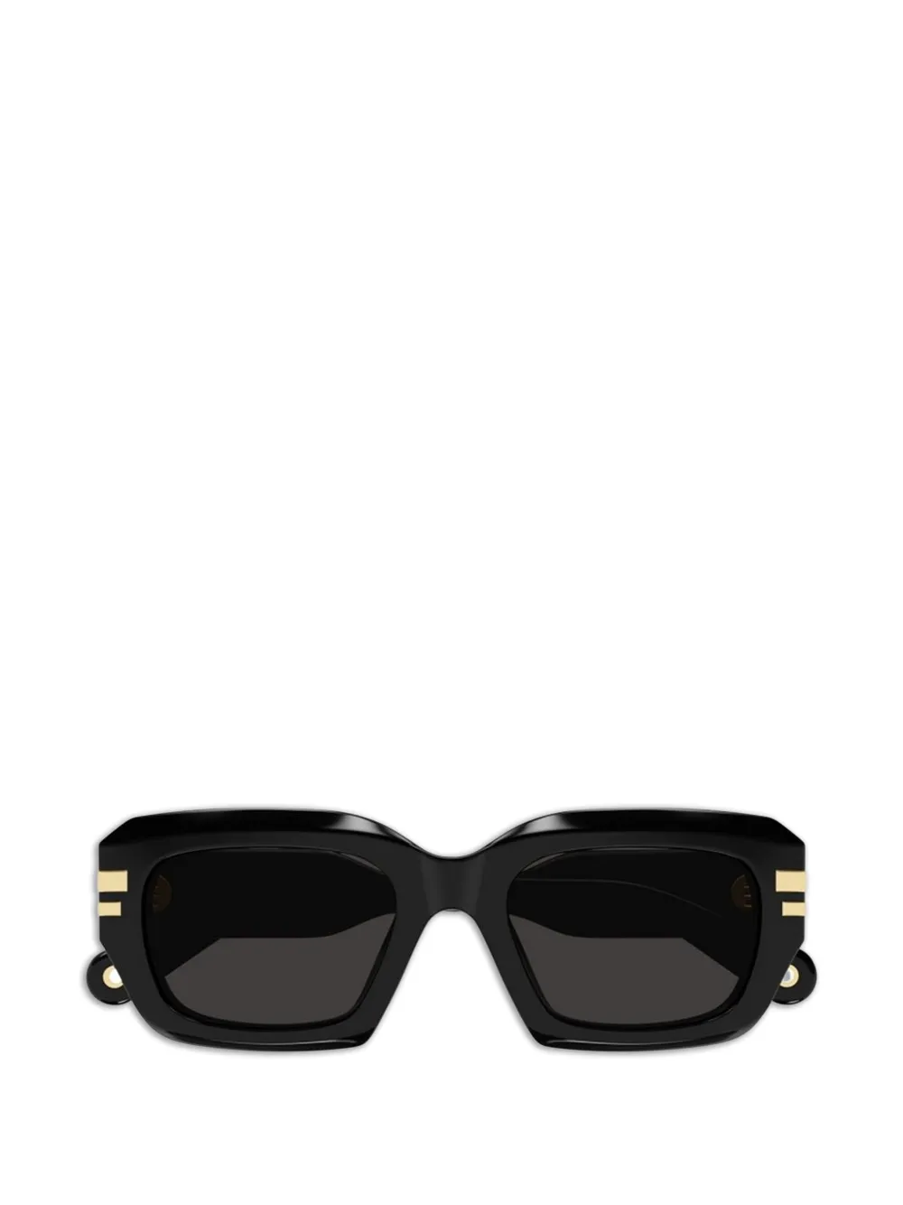 Chloé geometric-frame sunglasses - Schwarz