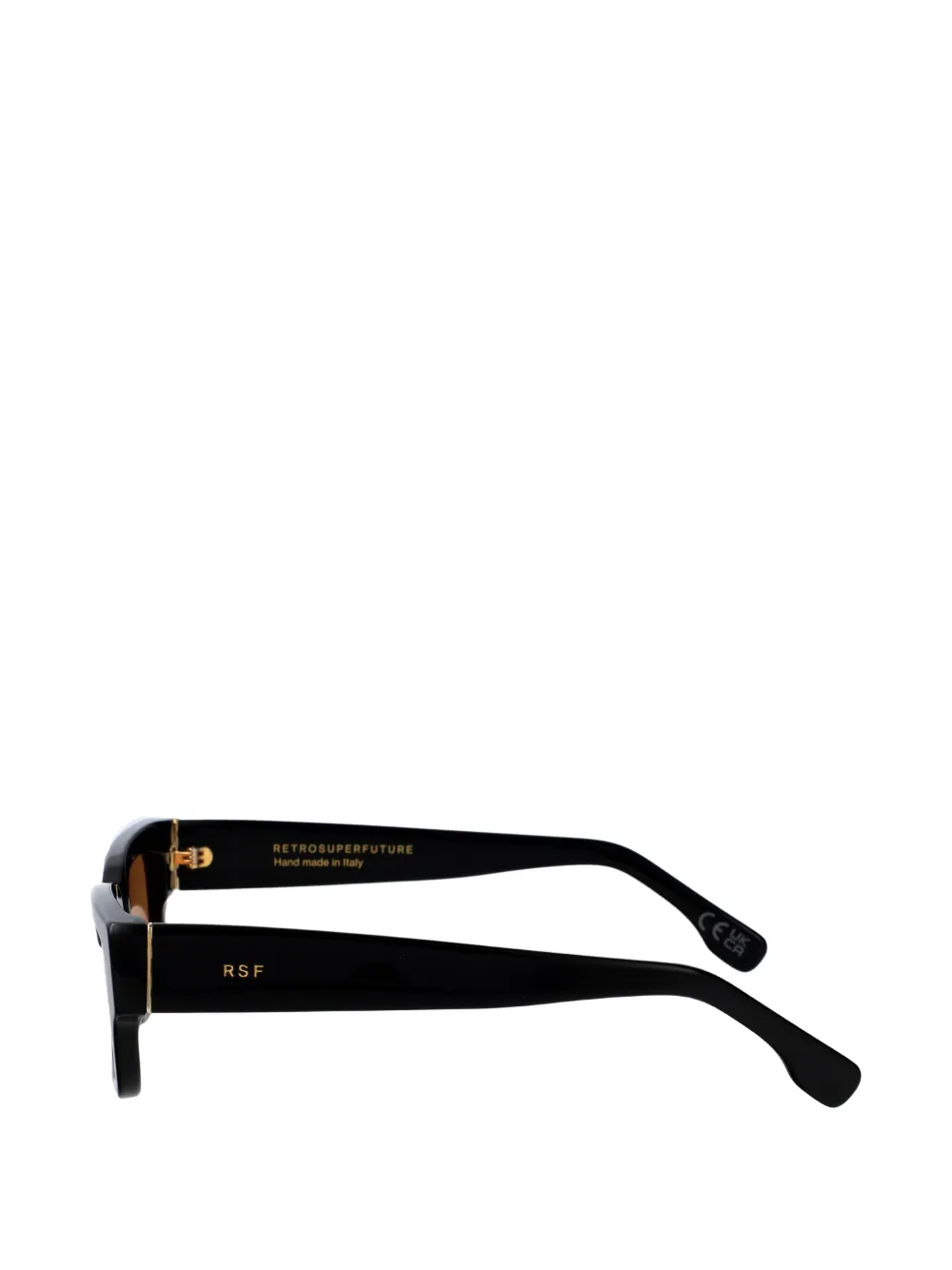  Retrosuperfuture Gafas De Sol Roma Con Montura Rectangular - Negro 
