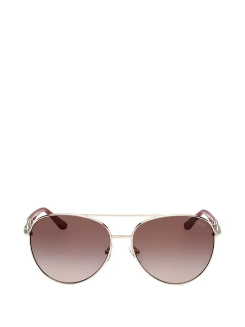 GUESS USA chain-link pilot sunglasses