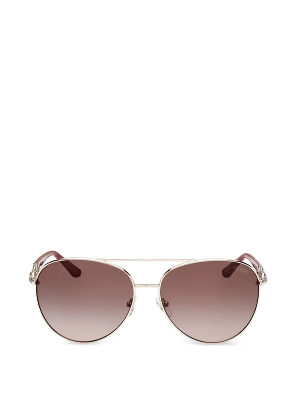 GUESS USA chain-link pilot sunglasses - Oro