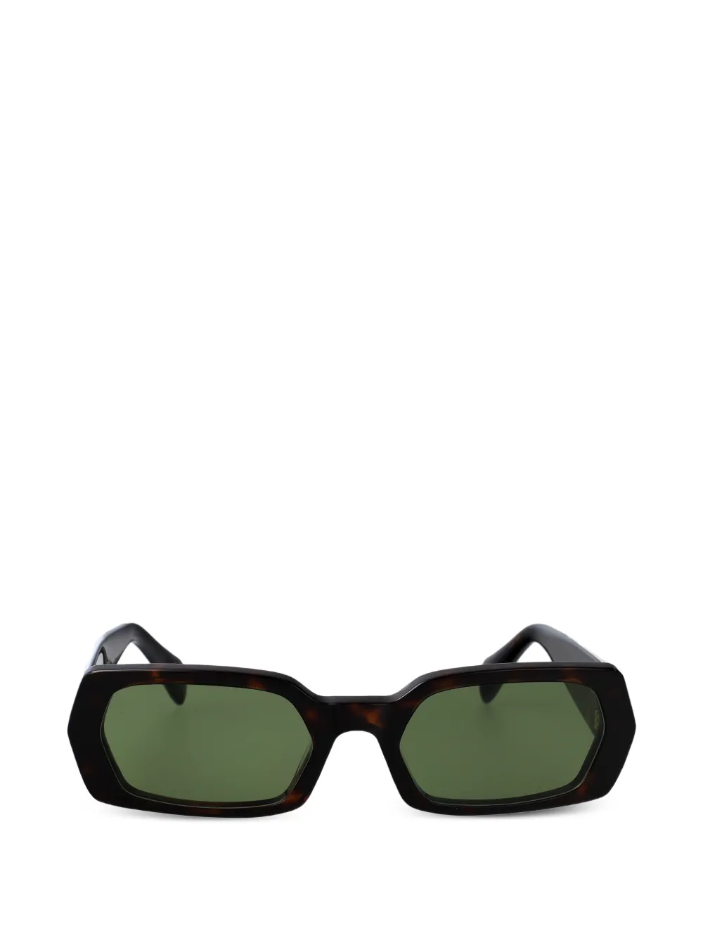 Retrosuperfuture L'Altro geometric-frame sunglasses - Marrone