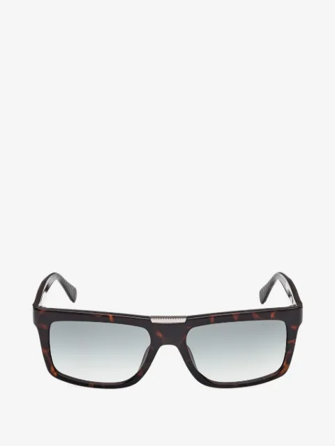 GUESS USA tortoiseshell-effect rectangle-frame sunglasses