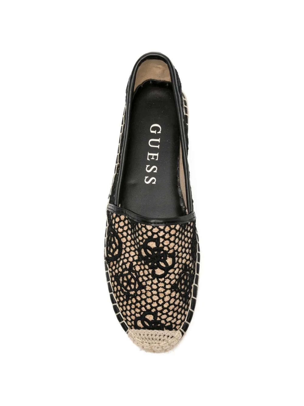 GUESS USA Joelynn espadrilles Zwart