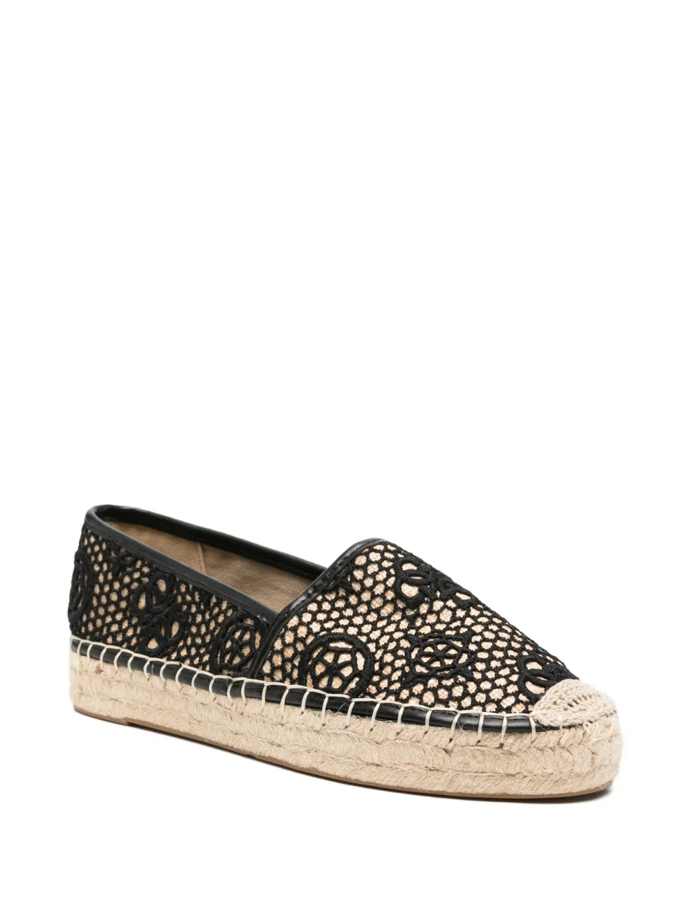 GUESS USA Joelynn espadrilles Zwart