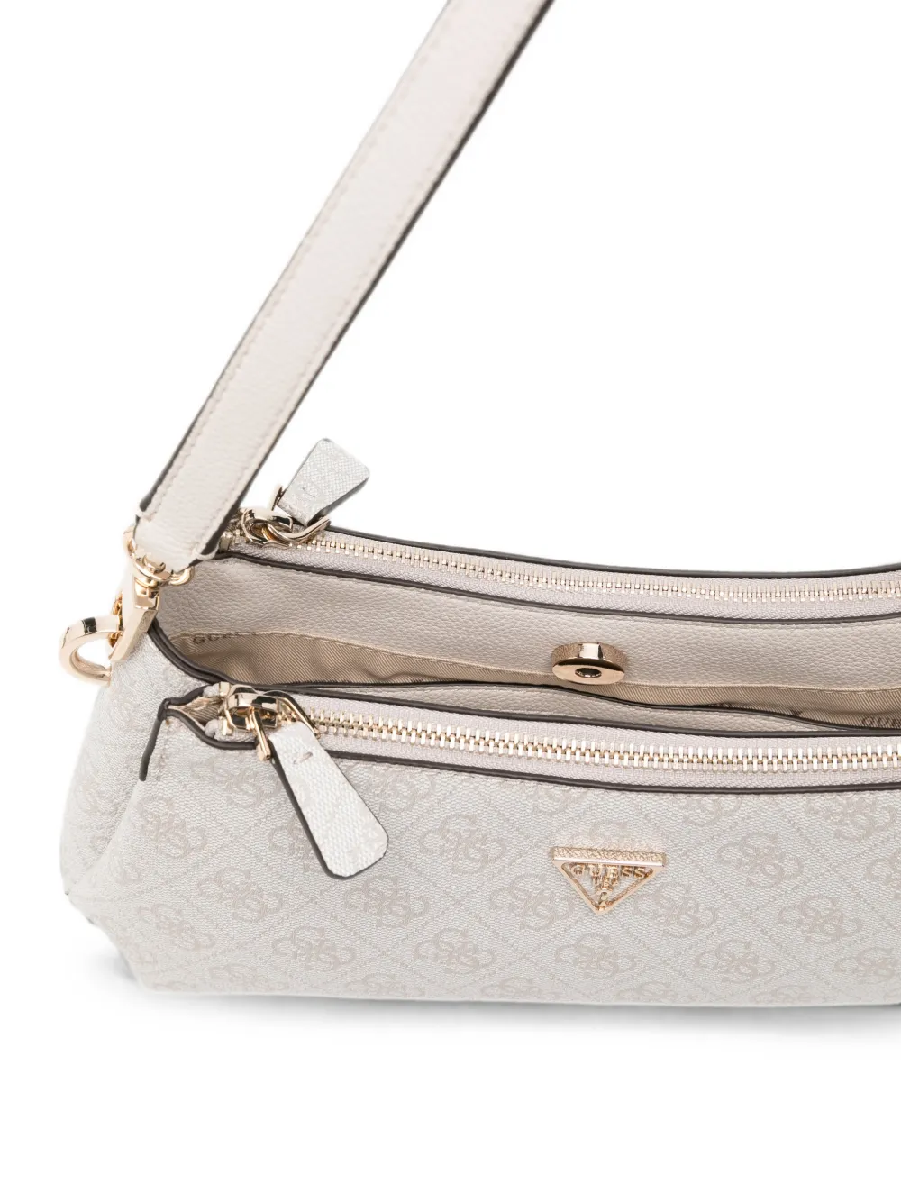 GUESS USA Noelle kleine schoudertas Beige