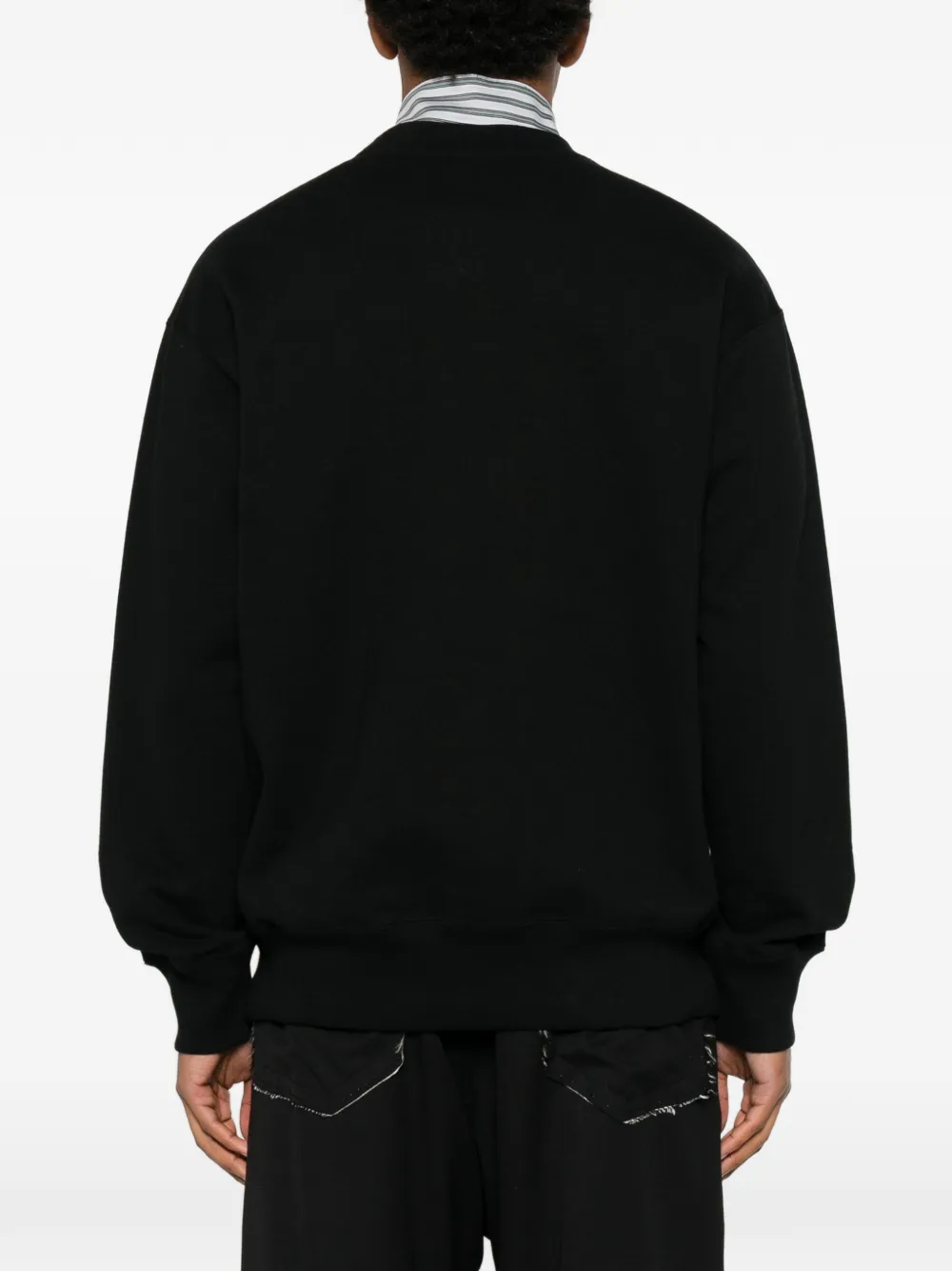 Comme des Garçons Homme Sweater met logoprint Zwart