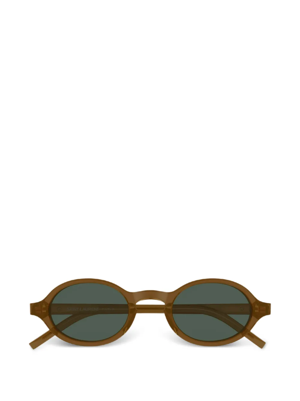 Saint Laurent Eyewear oval-frame sunglasses - Marrone