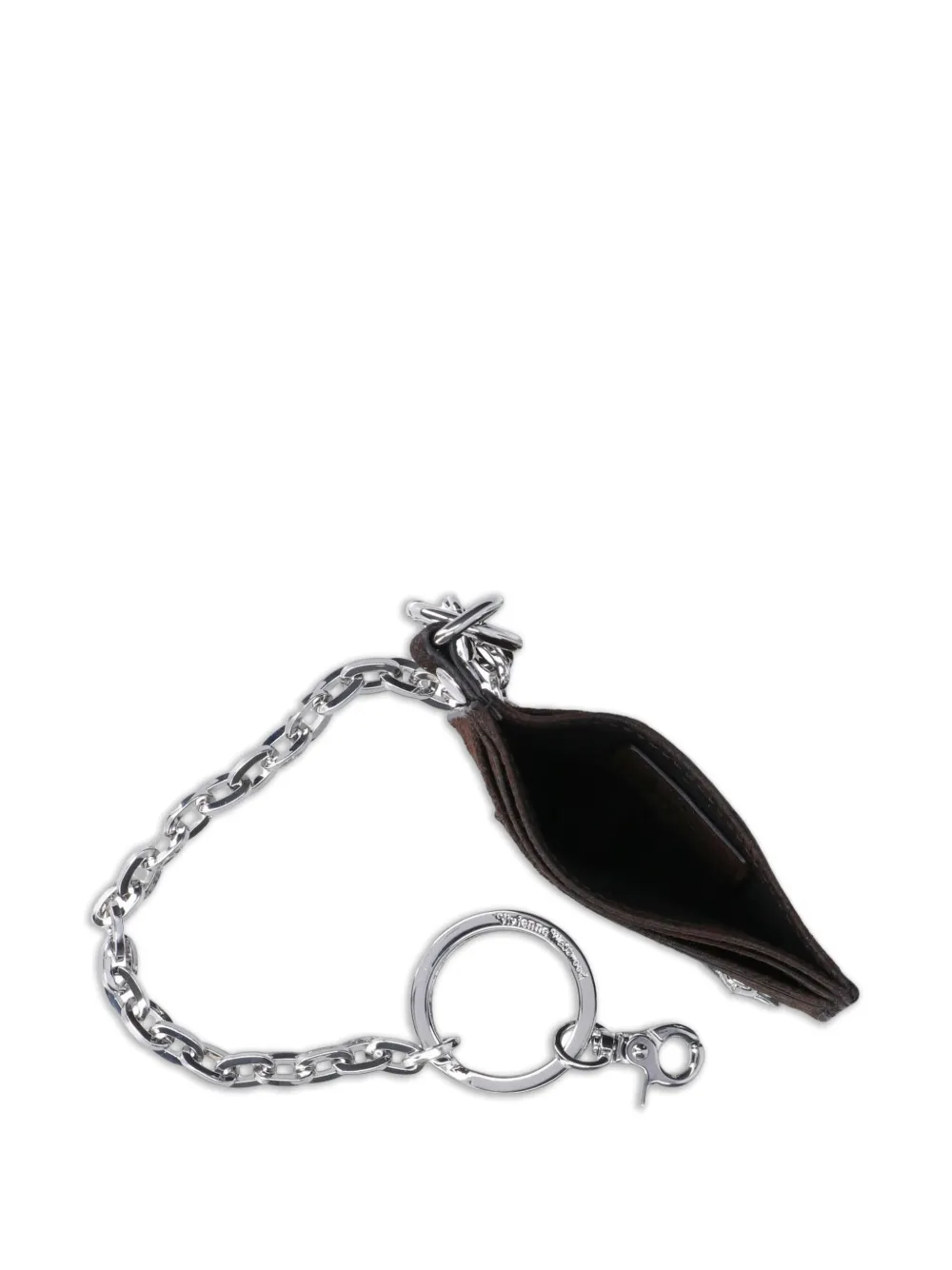 Vivienne Westwood Orb pasjeshouder met ketting Bruin