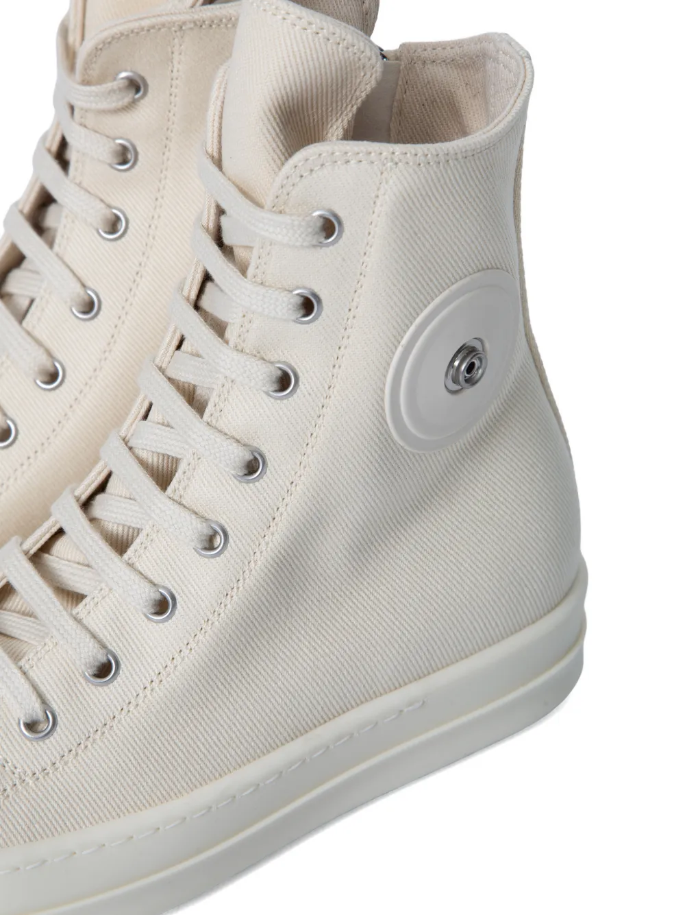 Rick Owens DRKSHDW Sneaks denim high-top sneakers Beige