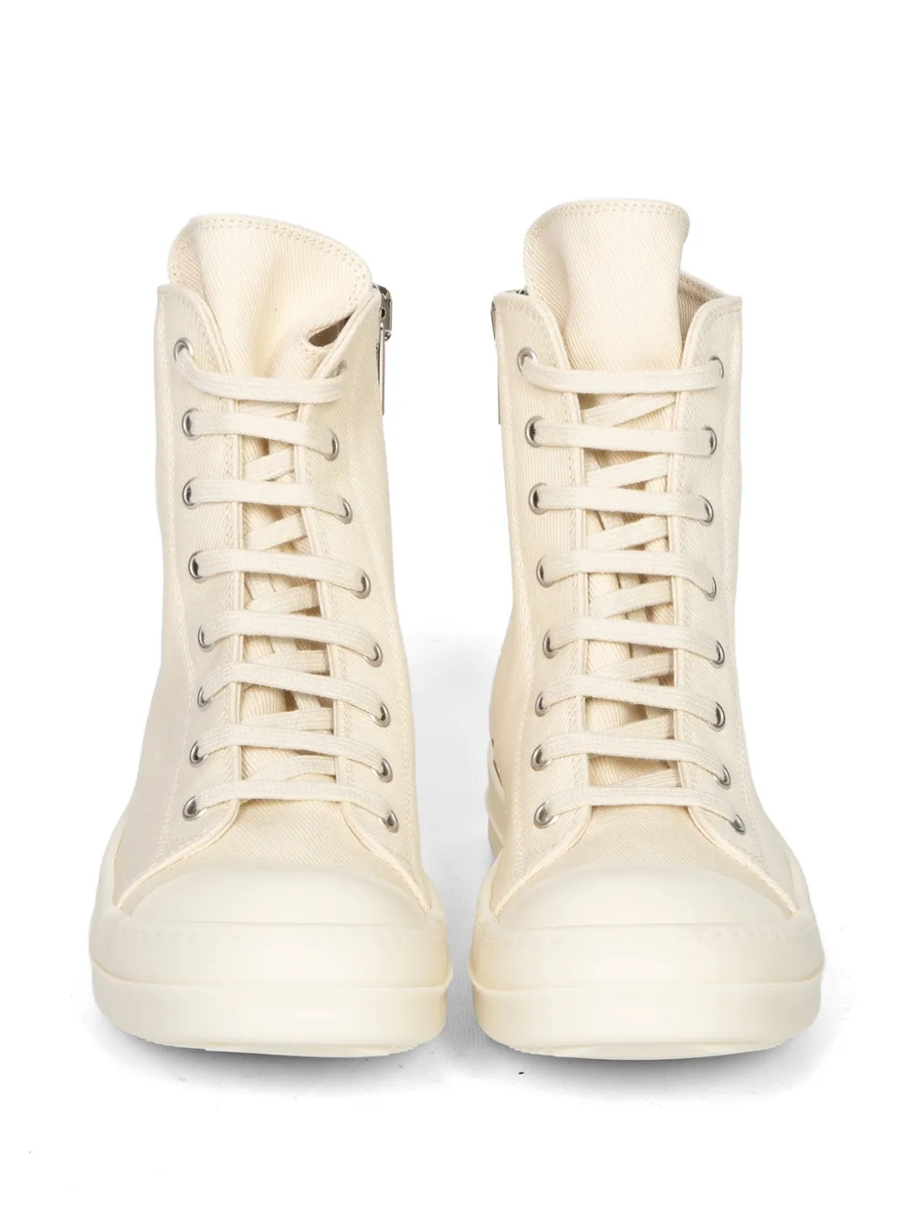 Rick Owens DRKSHDW Sneaks denim high-top sneakers Beige