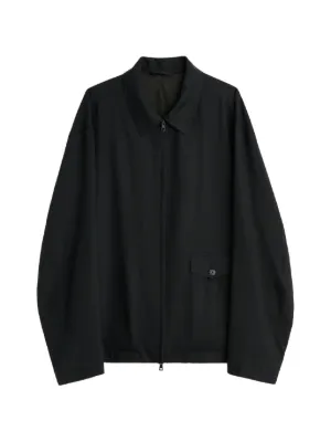 Acne Studios ウォッシュド ロゴ ジャケット | ブラック | FARFETCH JP