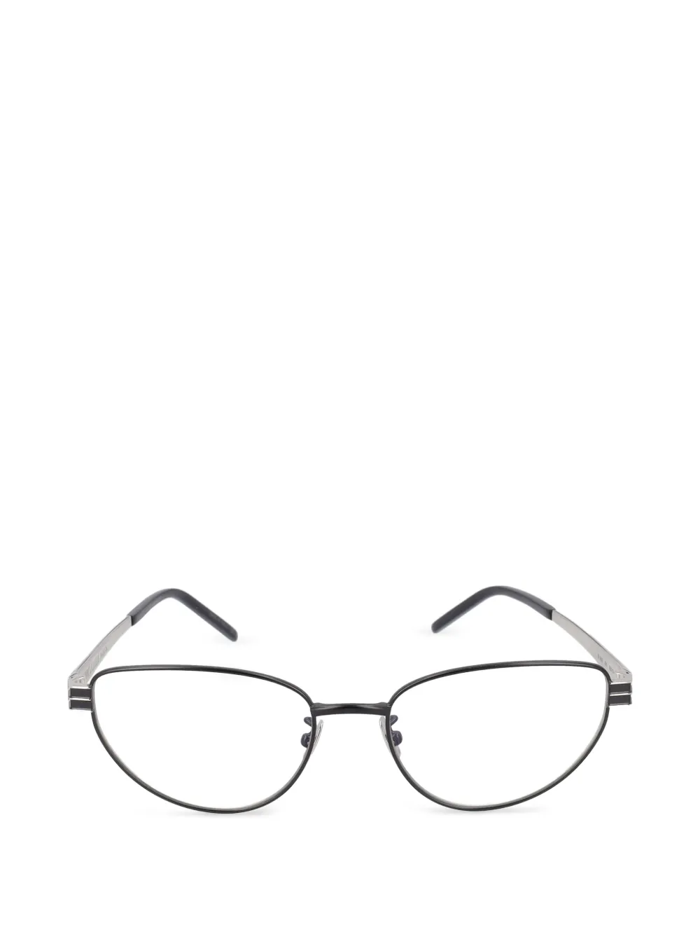 Saint Laurent Pre-Owned logo-detail glasses - Nero