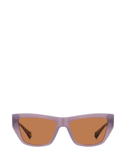 Polaroid geometric-frame sunglasses