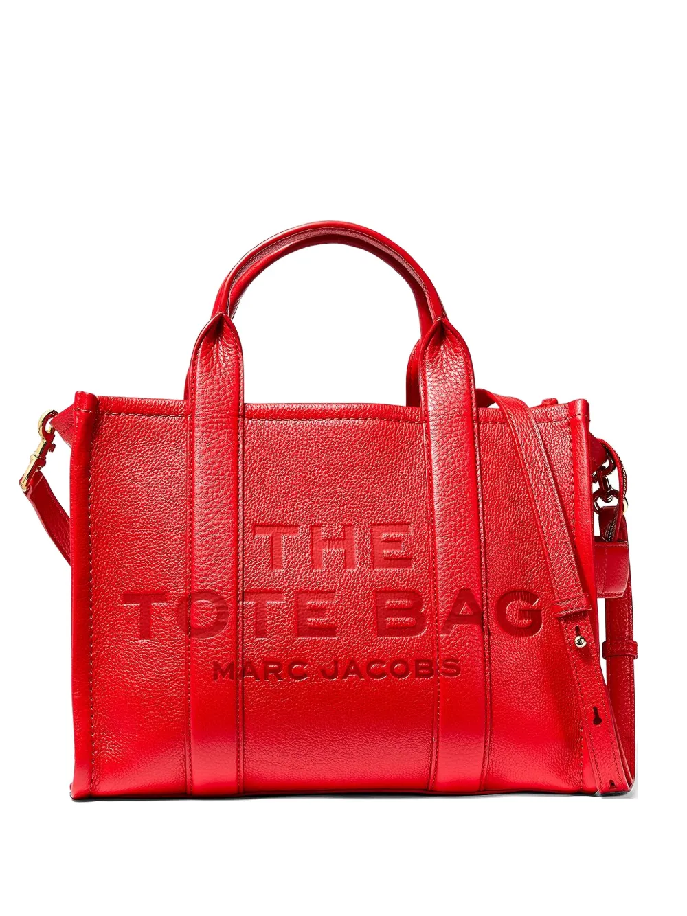 Marc Jacobs The Tote Bag leather tote bag - Rot