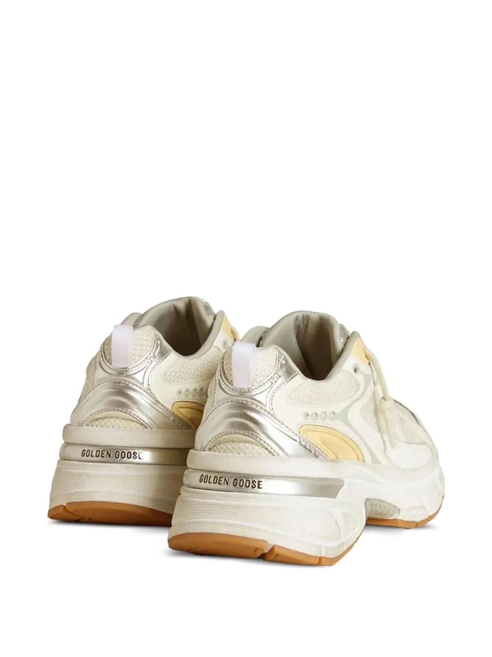 Golden Goose Lightstar panelled sneakers Beige