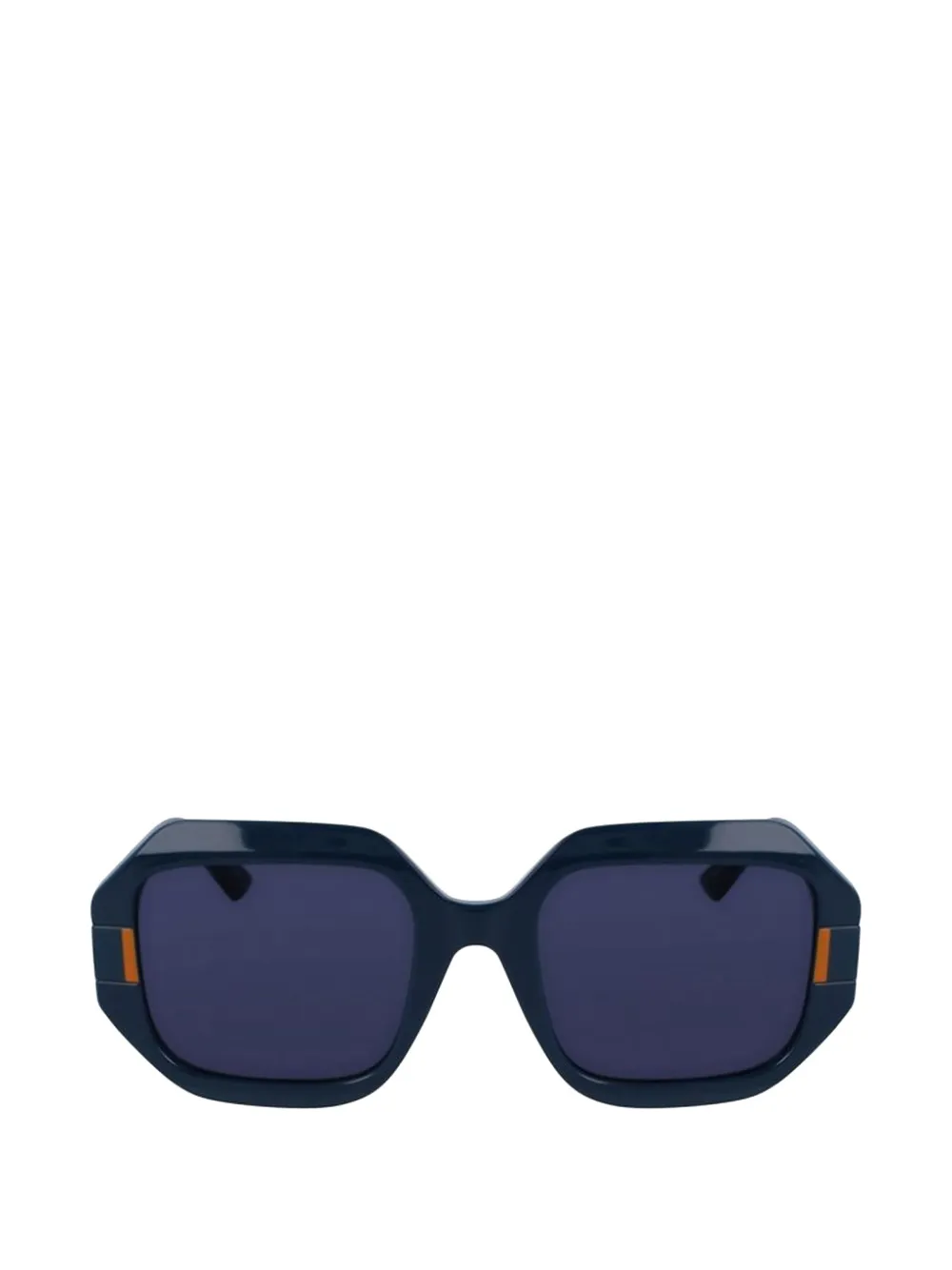 Karl Lagerfeld geometric-frame sunglasses - Blu