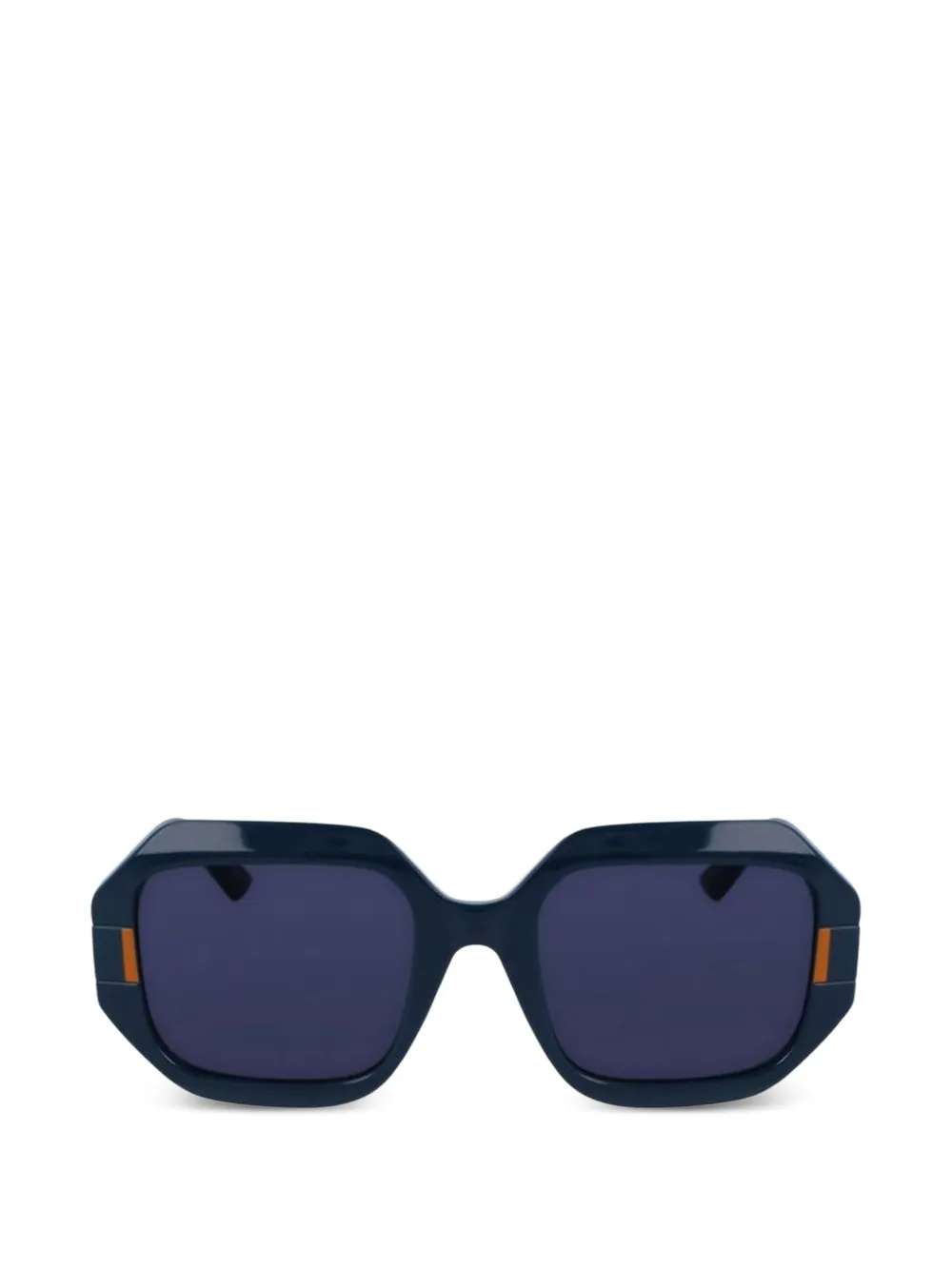 Karl Lagerfeld geometric-frame sunglasses - Blau