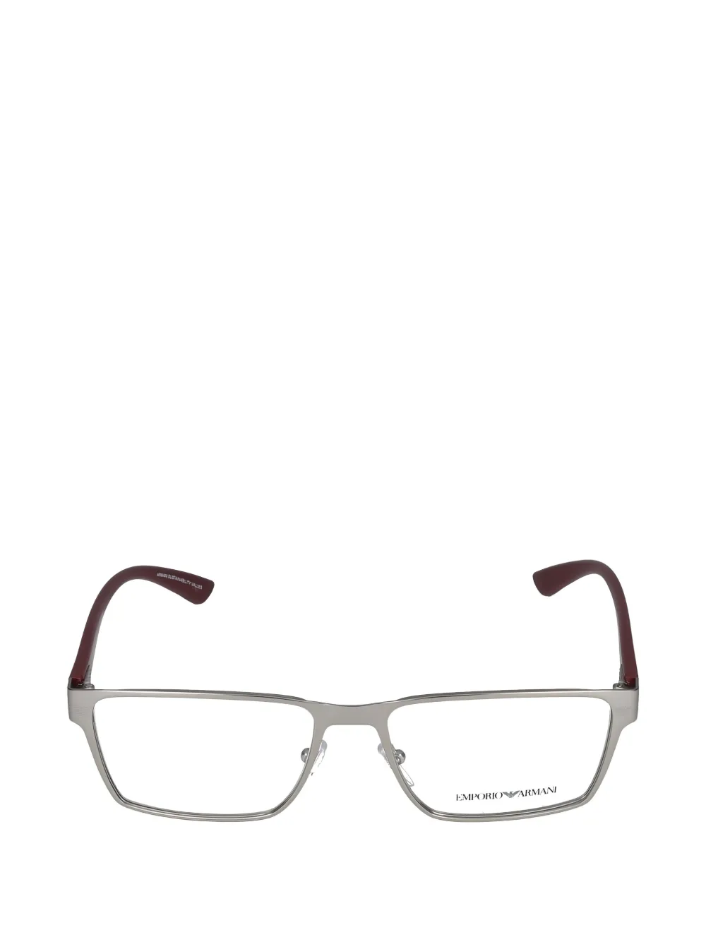 Emporio Armani rectangle-frame glasses - Silber