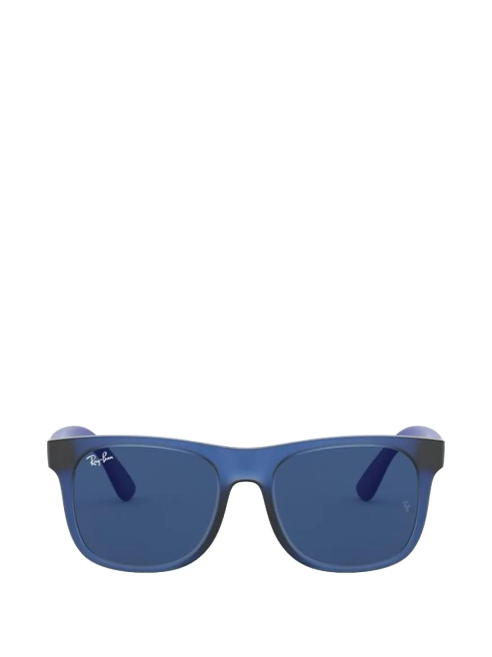 RAY-BAN JUNIOR Justin rectangle-frame sunglasses - Blu