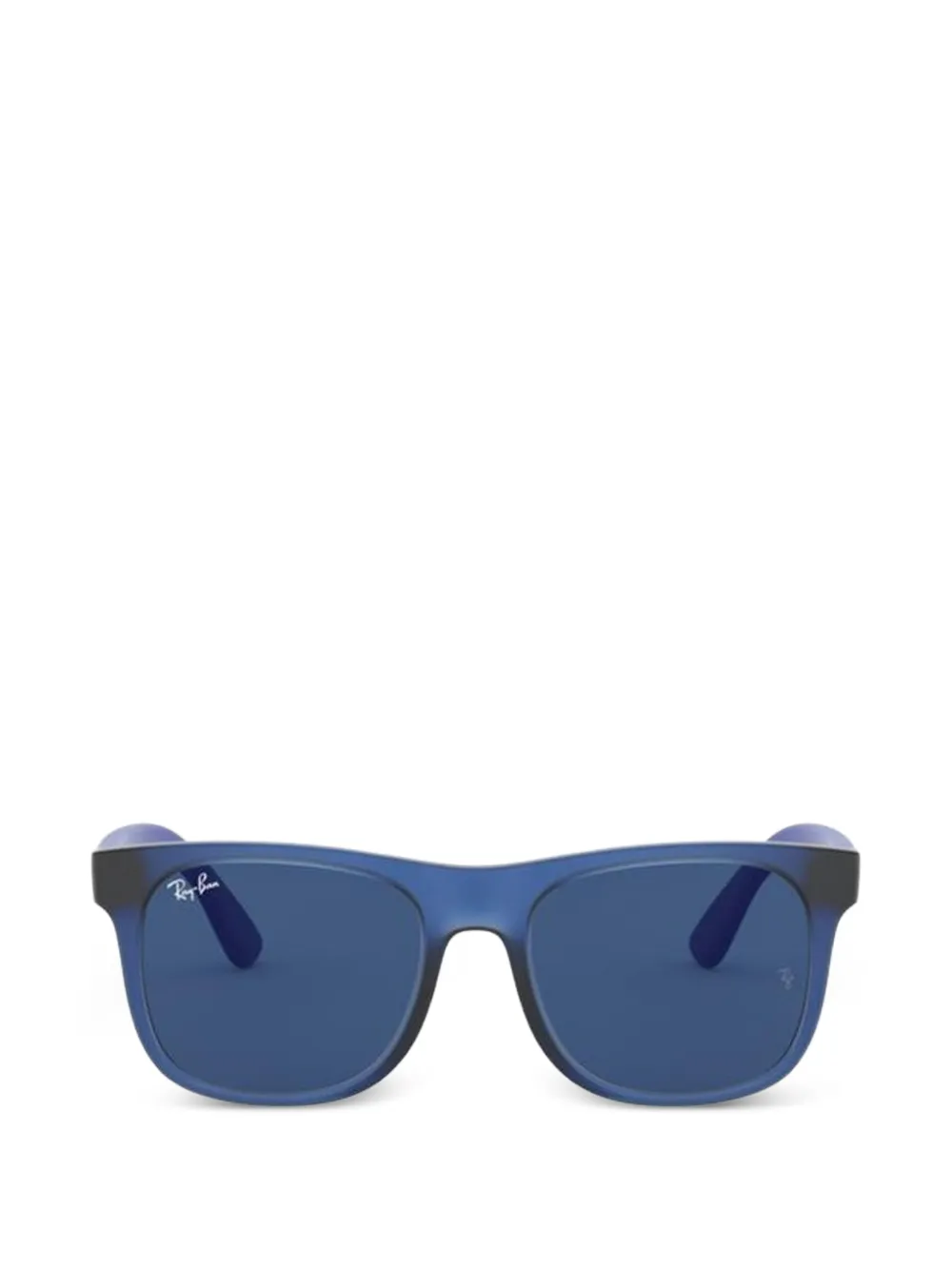 RAY-BAN JUNIOR Justin rectangle-frame sunglasses - Blu