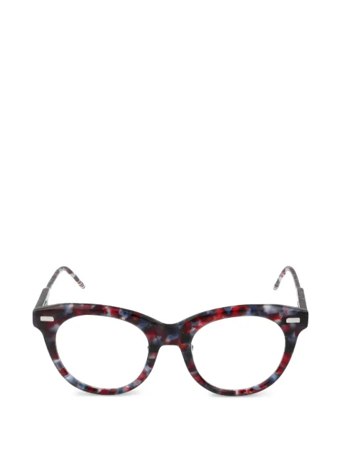 Thom Browne tortoiseshell-effect cat-eye glasses