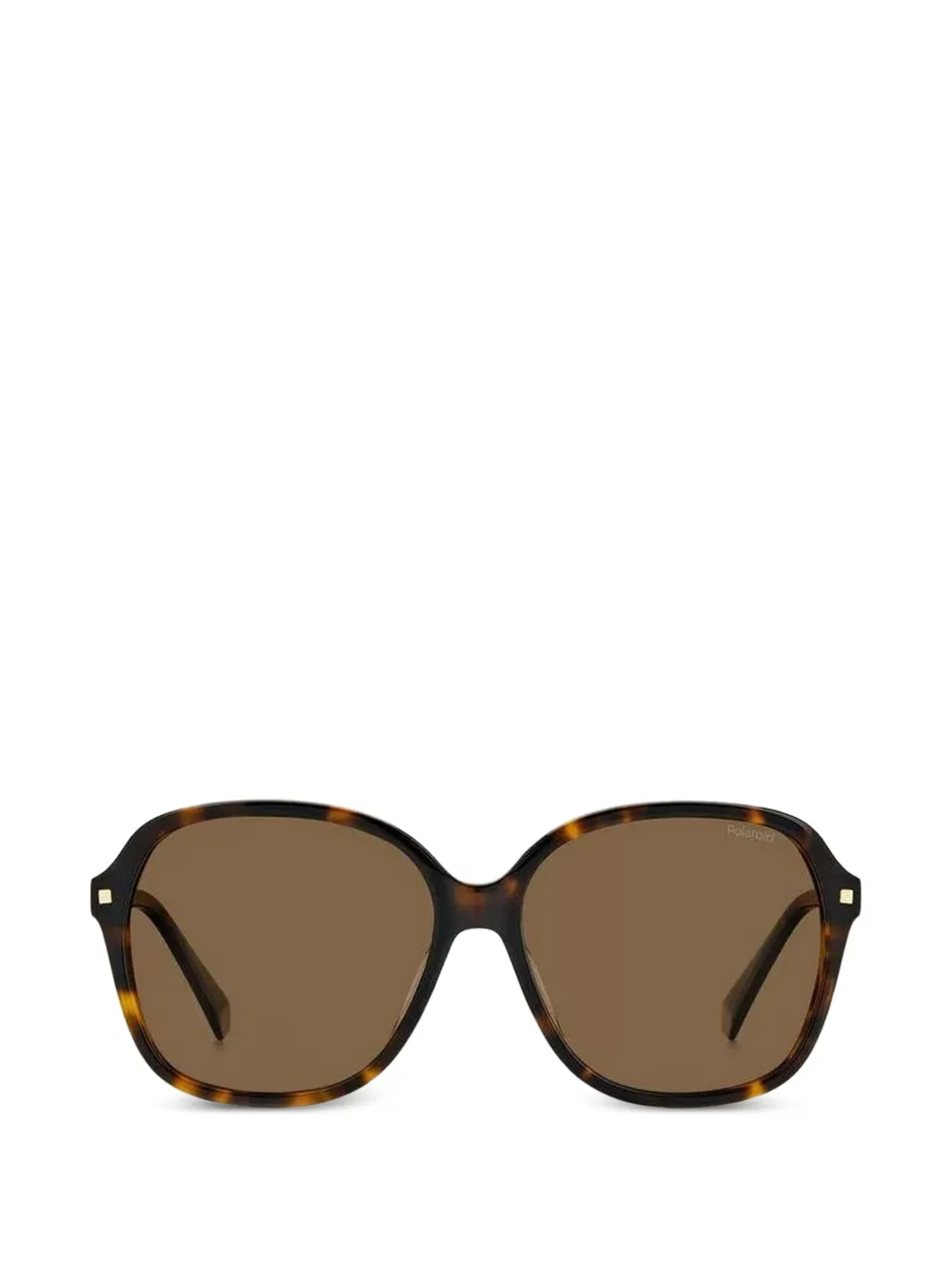 Polaroid tortoiseshell-effect butterfly-frame sunglasses - Marrone