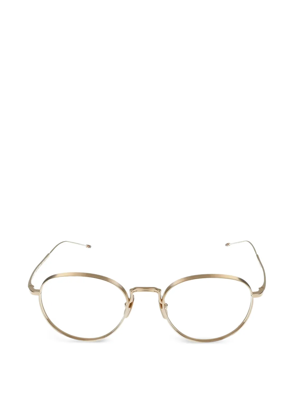 Thom Browne round-frame glasses - Gold