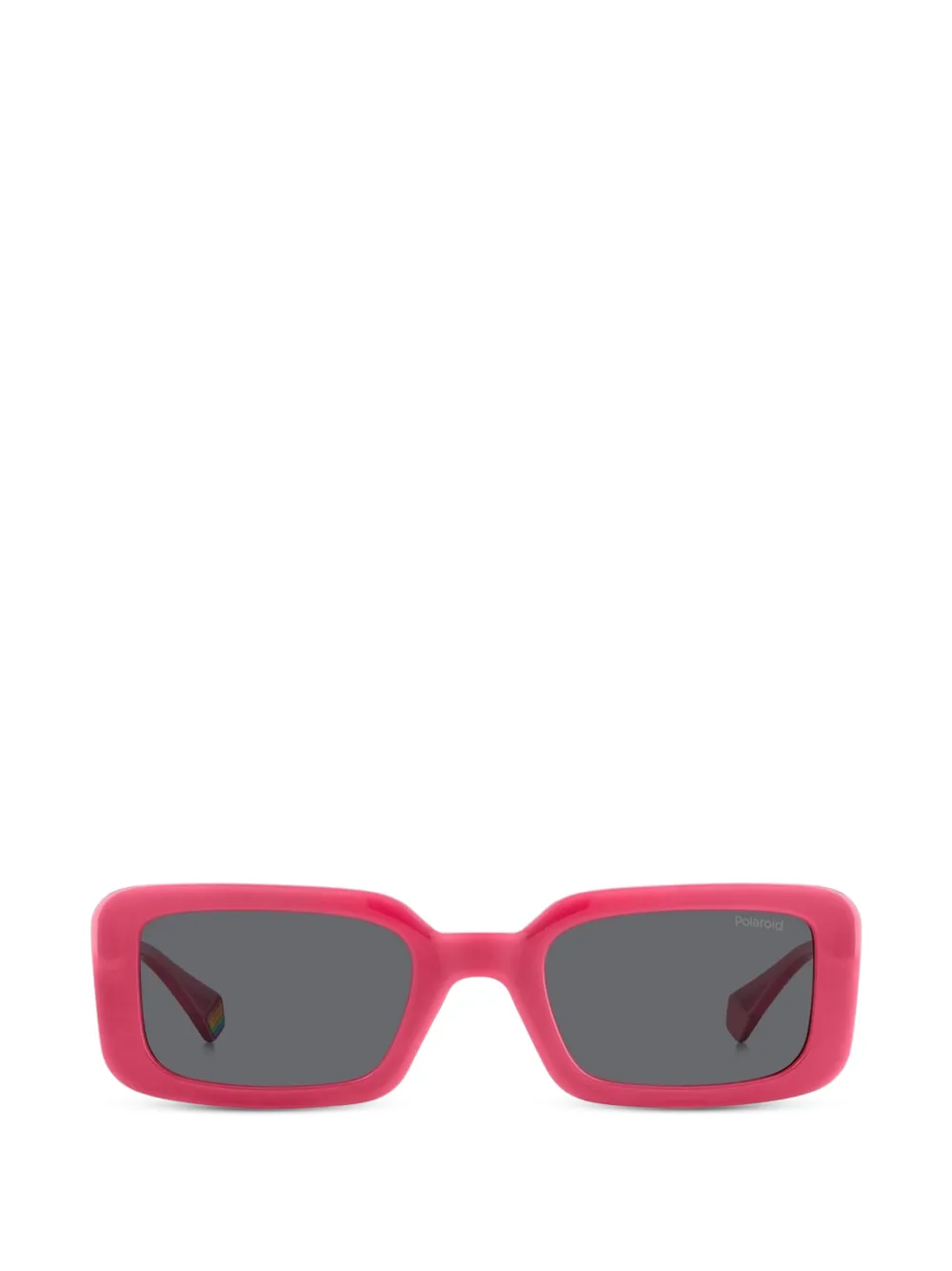 Polaroid rectangle-frame sunglasses
