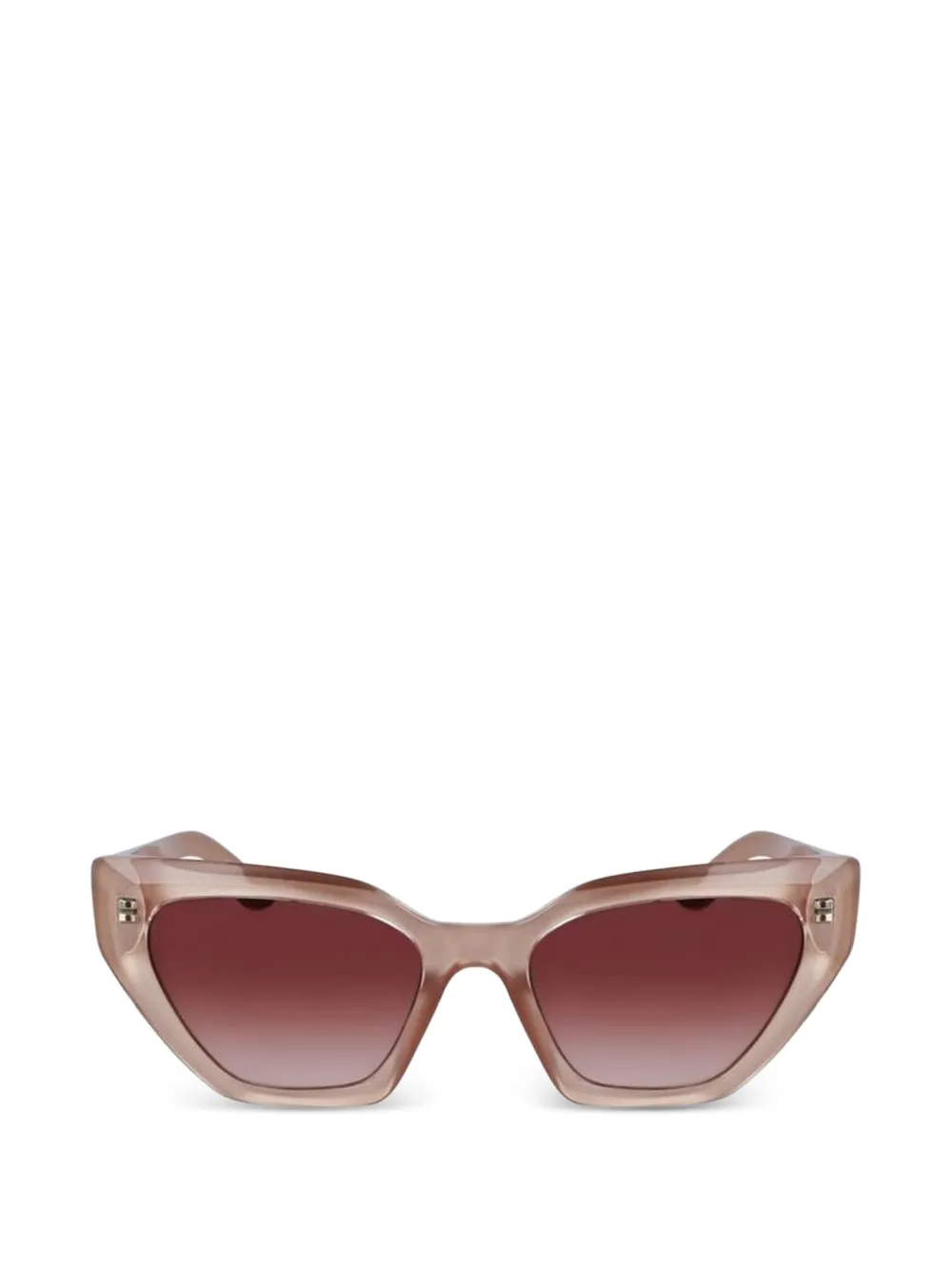 Karl Lagerfeld cat-eye frame sunglasses - Marrone